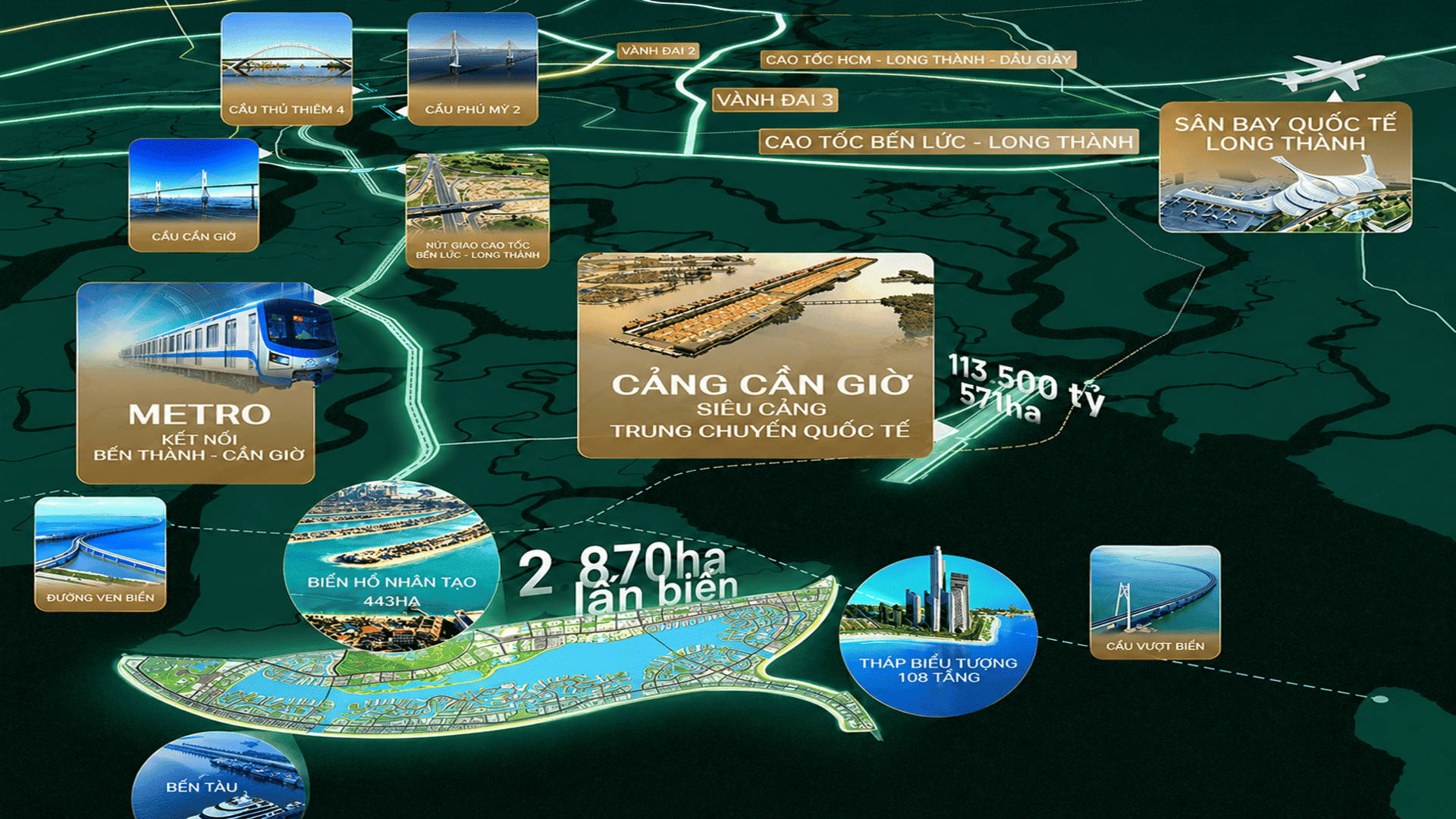 Vị trí của Imperia Green Paradise còn trở nên đắt giá hơn bao giờ hết nhờ sự bùng nổ của các siêu dự án hạ tầng đang và sắp triển khai