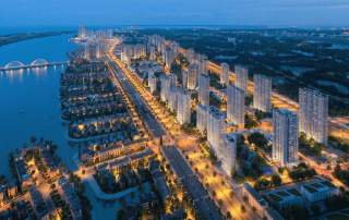 Phối cảnh tổng thể Imperia Green Paradise thể hiện sự kết hợp hoàn mỹ giữa các khối nhà cao tầng và hệ thống hạ tầng kỹ thuật.